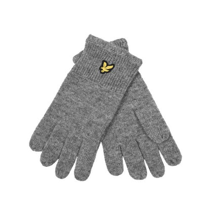 Front - Lyle & Scott Racked Ribbed Gloves