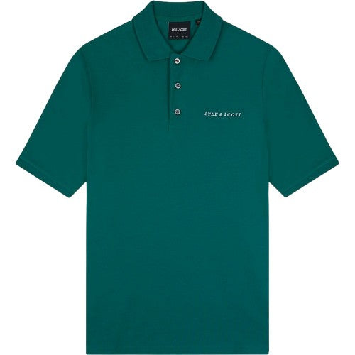 Front - Lyle & Scott Mens Embroidered Polo Shirt