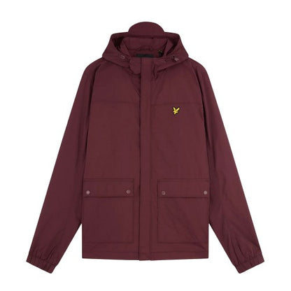 Front - Lyle & Scott Mens Hooded Pocket Jacket