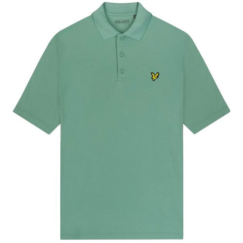 Front - Lyle & Scott Mens Tech Golf Polo Shirt