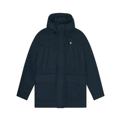 Front - Lyle & Scott Mens 2.0 Microfleece Parka