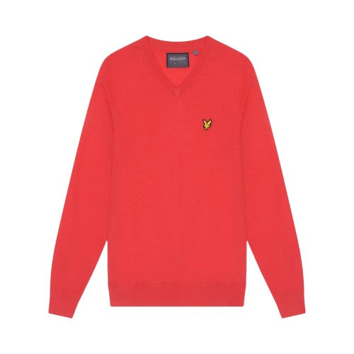 Front - Lyle & Scott Mens V Neck Golf Jumper