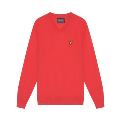 Front - Lyle & Scott Mens V Neck Golf Jumper
