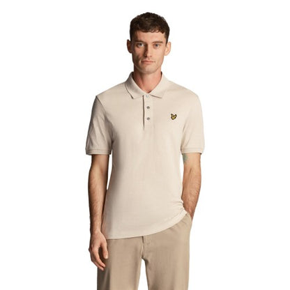 Front - Lyle & Scott Mens Slub Polo Shirt