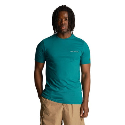 Front - Lyle & Scott Mens Embroidered T-Shirt