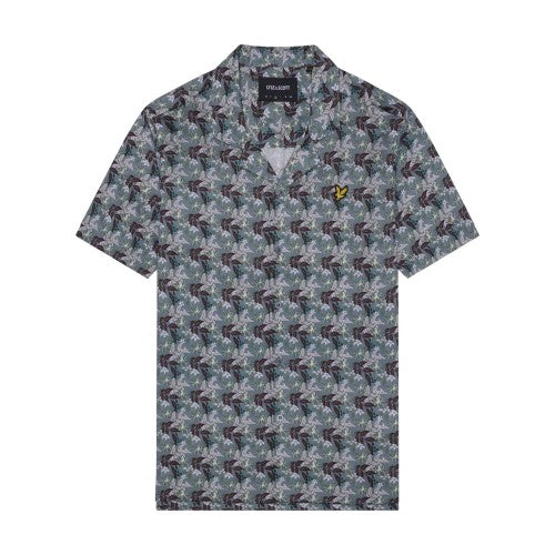 Front - Lyle & Scott Mens Resort Floral Shirt