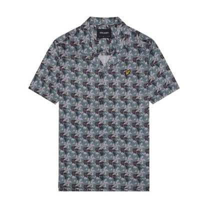 Front - Lyle & Scott Mens Resort Floral Shirt