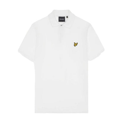 Front - Lyle & Scott Mens Zipped Polo Shirt