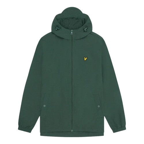 Front - Lyle & Scott Mens Hooded Full Zip Jacket