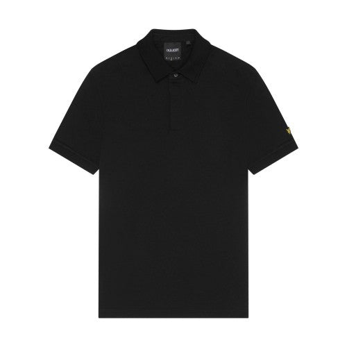 Front - Lyle & Scott Mens Tipped Ottoman Polo Shirt