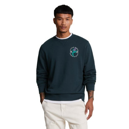 Front - Lyle & Scott Mens Thistle Crew Neck Sweatshirt