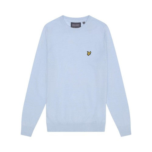 Front - Lyle & Scott Mens Crew Neck Golf Jumper