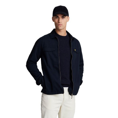 Front - Lyle & Scott Mens Harrington Soft Shell Jacket