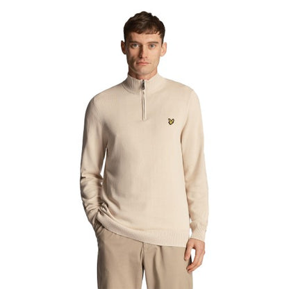 Front - Lyle & Scott Mens Quarter Zip Jumper