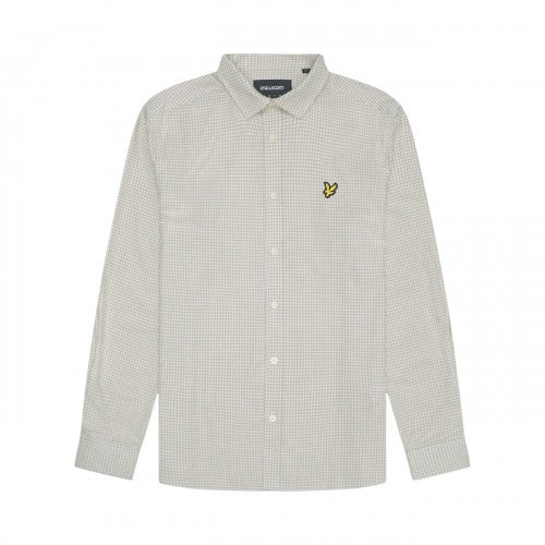 Front - Lyle & Scott Mens Shepherds Check Shirt