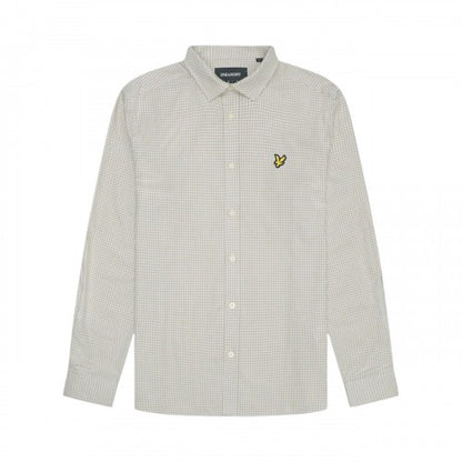 Front - Lyle & Scott Mens Shepherds Check Shirt