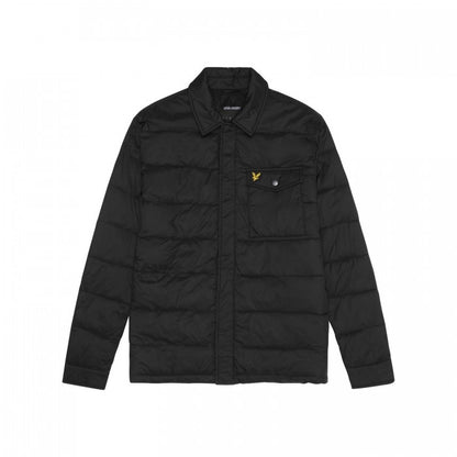 Front - Lyle & Scott Mens Collared Padded Jacket