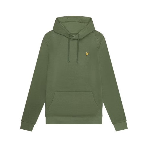 Front - Lyle & Scott Mens Fly Fleece Sports Hoodie