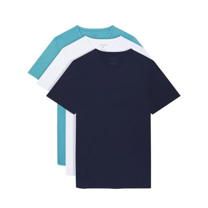 Front - Lyle & Scott Mens Basic T-Shirt (Pack of 3)
