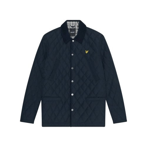 Front - Lyle & Scott Mens Quilted Padded Jacket