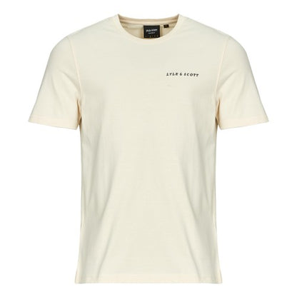 Dusky-Maroon - Front - Lyle & Scott Mens Script T-Shirt