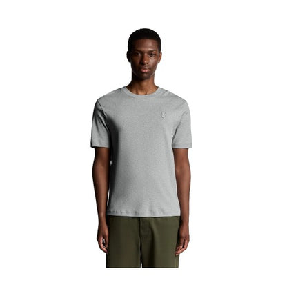 Front - Lyle & Scott Mens Jersey Interlocking T-Shirt