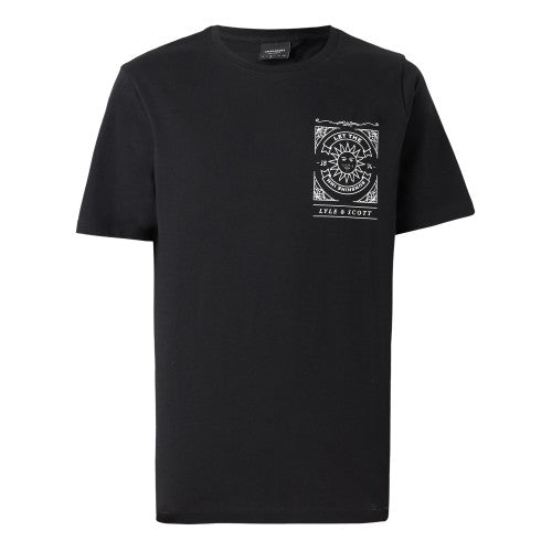 Front - Lyle & Scott Mens Sunshine Inn Graphic T-Shirt