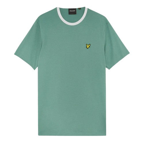Front - Lyle & Scott Mens Ringer T-Shirt