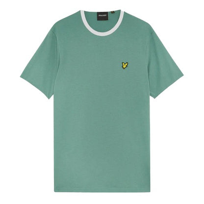 Front - Lyle & Scott Mens Ringer T-Shirt