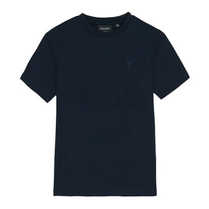 Front - Lyle & Scott Boys Tonal Logo T-Shirt
