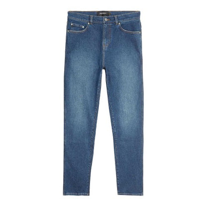 Indigo - Front - Lyle & Scott Mens Denim 5 Pockets Slim Jeans