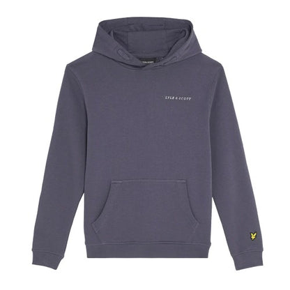 Front - Lyle & Scott Childrens/Kids Script Embroidered Hoodie