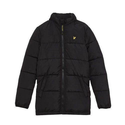 Front - Lyle & Scott Boys Quilted Padded Jacket