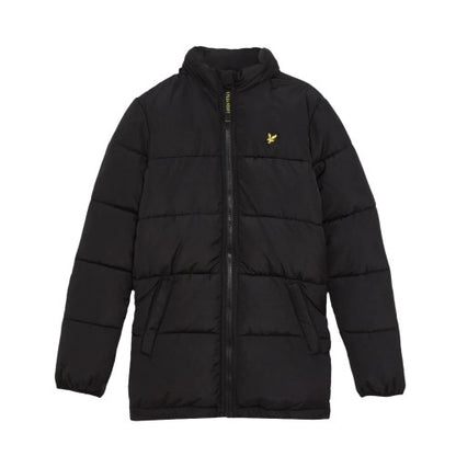 Front - Lyle & Scott Boys Quilted Padded Jacket