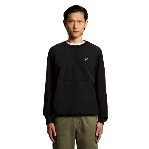 Front - Lyle & Scott Mens Hybrid Raglan Sweatshirt
