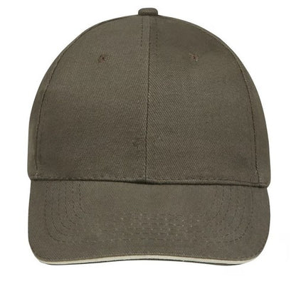 Front - SOLS Buffalo 6 Panel Baseball Cap