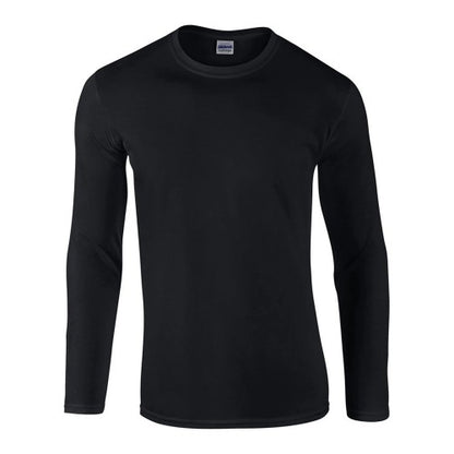 Front - Gildan Unisex Adult Softstyle Long-Sleeved T-Shirt