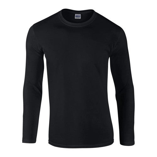 Front - Gildan Unisex Adult Softstyle Long-Sleeved T-Shirt