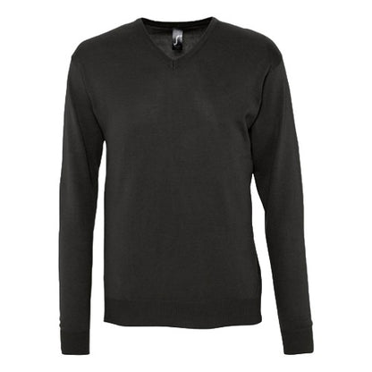 Front - SOLS Mens Galaxy V Neck Jumper