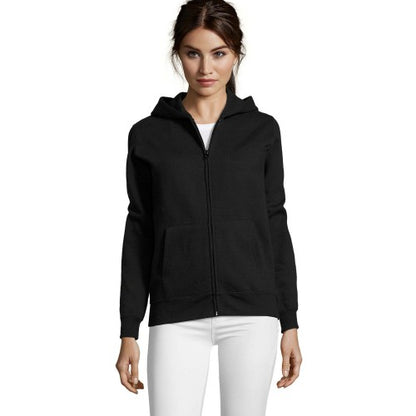 Front - SOLS Womens/Ladies Seven Full Zip Hoodie