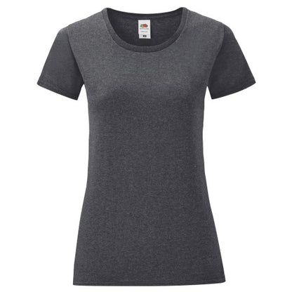 Front - Fruit of the Loom Womens/Ladies Iconic Heather T-Shirt