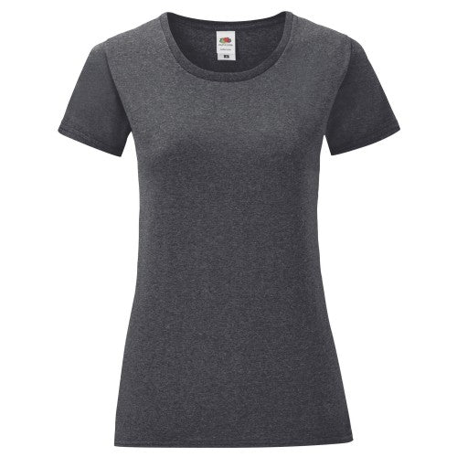 Front - Fruit of the Loom Womens/Ladies Iconic Heather T-Shirt