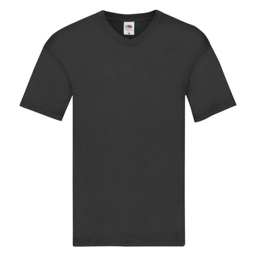 Front - Fruit of the Loom Unisex Adult Original V Neck T-Shirt