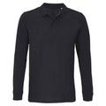 Front - SOLS Unisex Adult Planet Long-Sleeved Polo Shirt