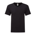 Front - Fruit of the Loom Unisex Adult Iconic V Neck T-Shirt