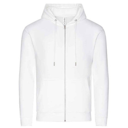 Front - Awdis Unisex Adult Organic Full Zip Hoodie