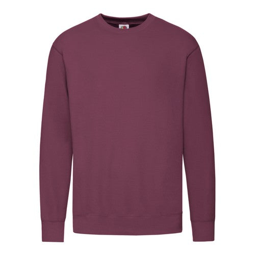 Front - Fruit of the Loom Unisex Adult Lightweight Set-in Sweatshirt