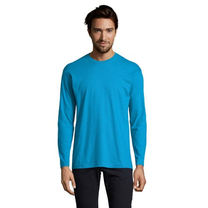 Front - SOLS Mens Monarch Long-Sleeved T-Shirt
