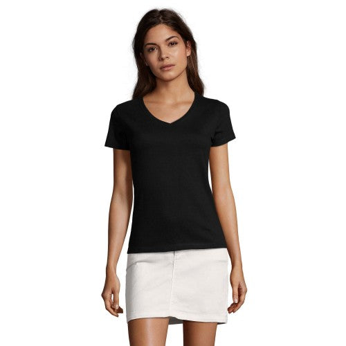 Front - SOLS Womens/Ladies Imperial V Neck T-Shirt