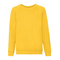 Front - Fruit of the Loom Childrens/Kids Classic Raglan Sweatshirt
